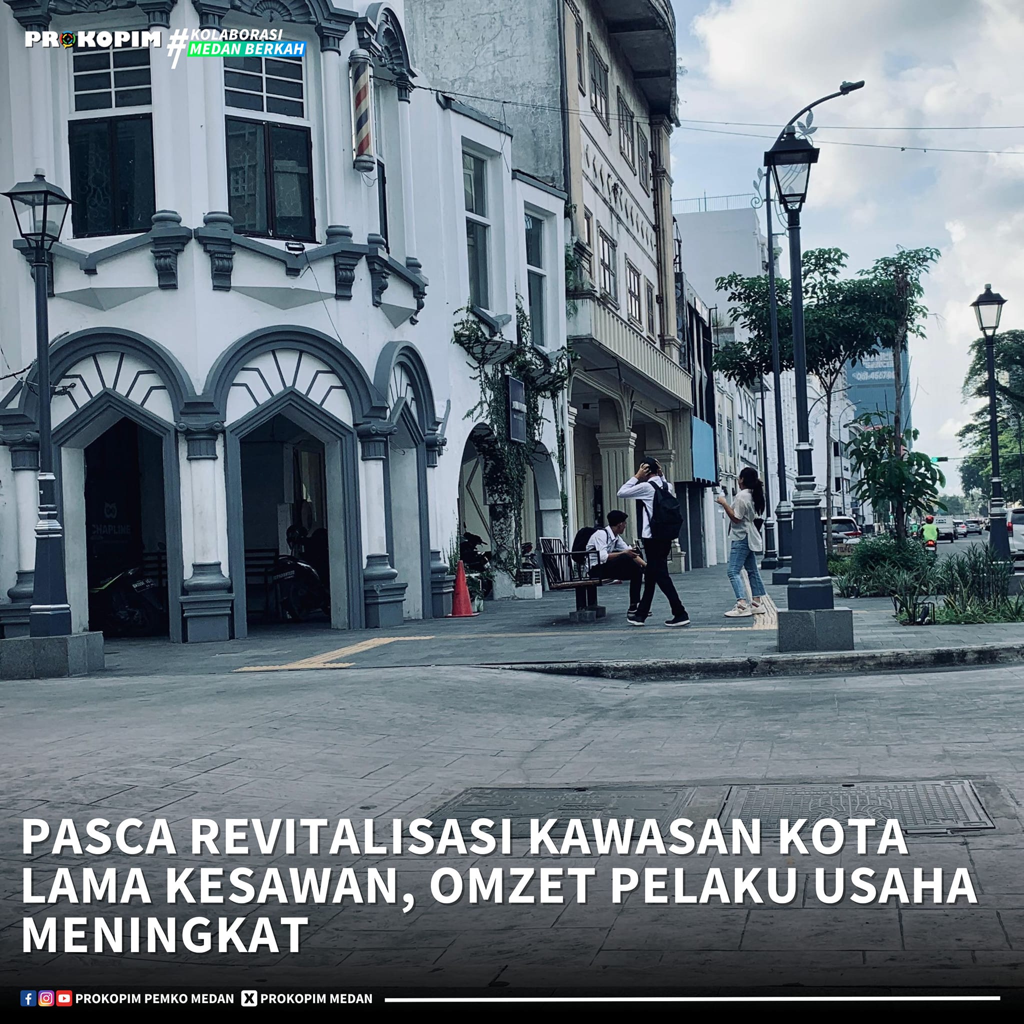 Omset Pelaku Usaha Naik, Pasca Revitalisasi Kota Lama.