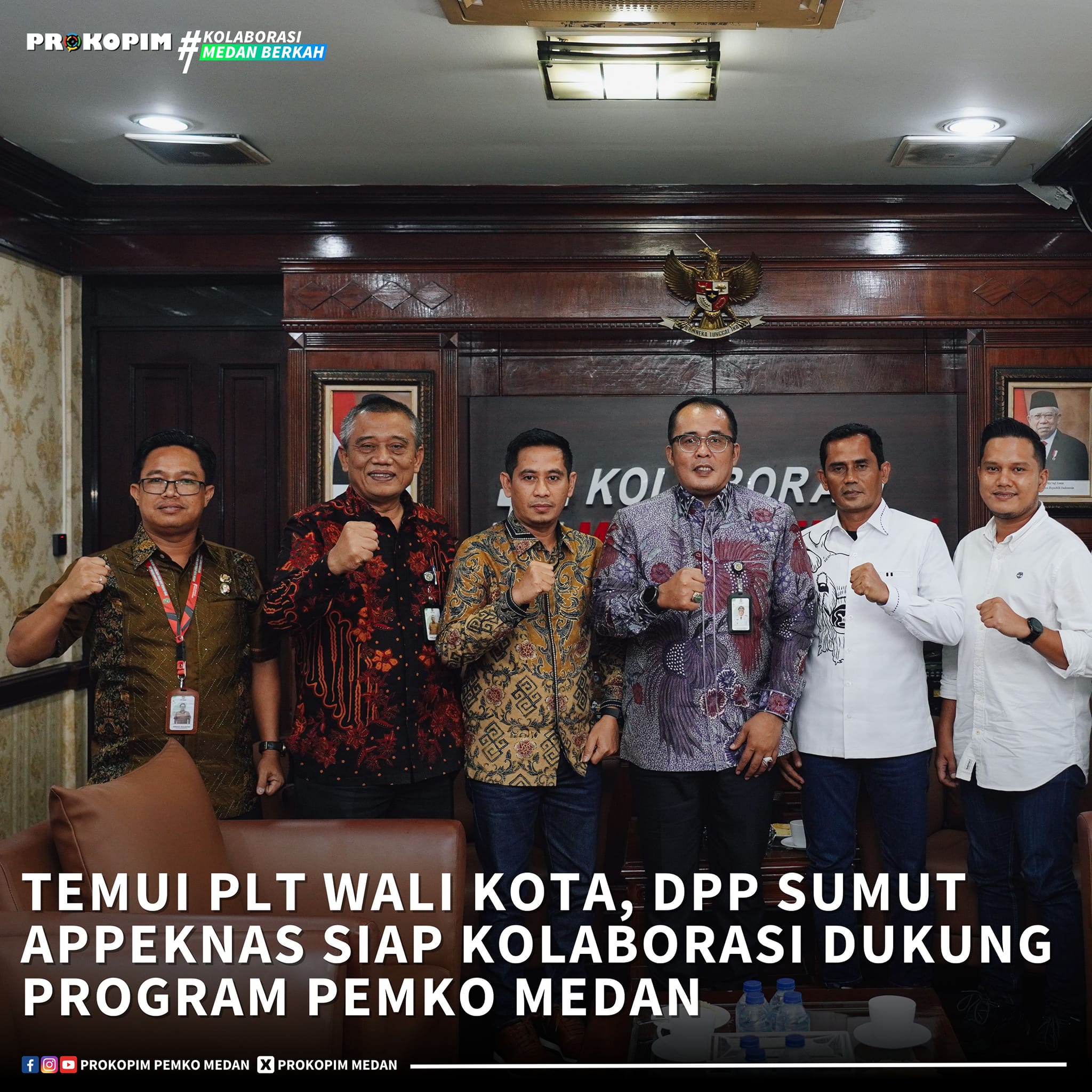 DPP SUMUT APEKNAS SIAP KOLABORASI DUKUNG PROGRAM PEMKO MEDAN